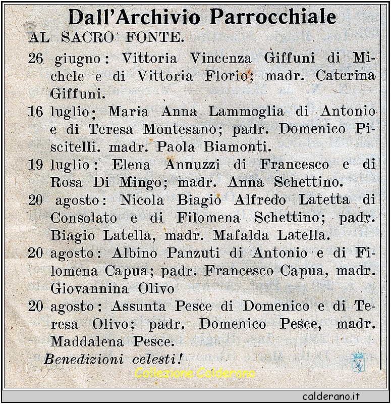 Dall'Archivio Parrocchiale 1952 - dal Bollettino di San Biagio.jpg