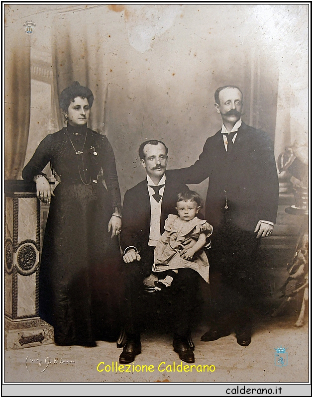 Angela Cesarino, Filippo Lemmo e la piccola Maria Lemmo di Caracas.jpg