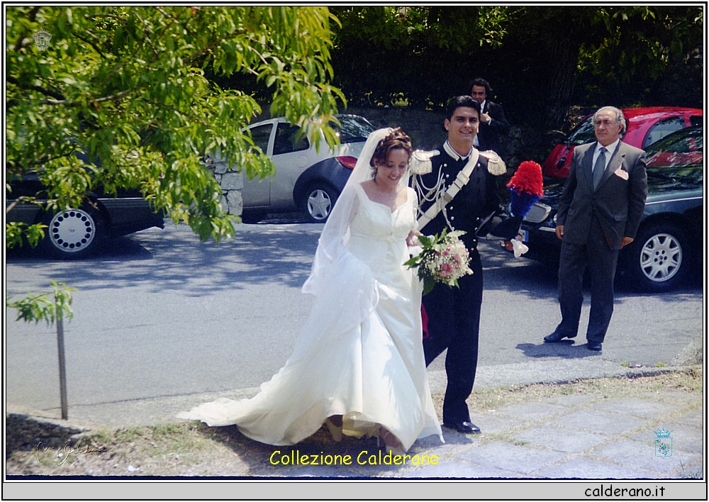 Daniela Calderano e Raffaele Sica sposi Luglio 2001 42.jpeg