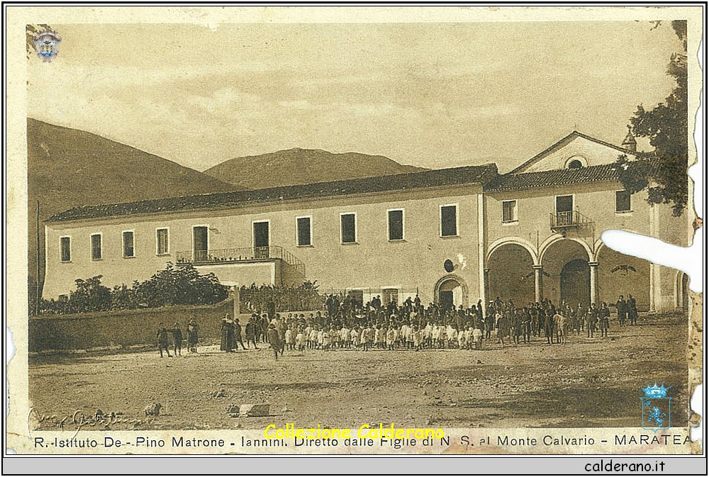 R.Istituto De Pino - Matrone - Iannini. Diretto dalle Figlie di N.S. al Monte Calvario - Cartolina.jpg