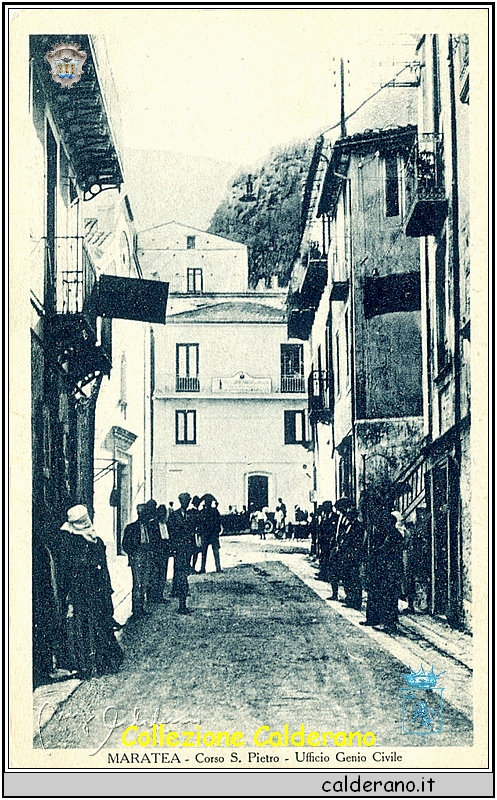 Corso San Pietro - Ufficio Genio Civile - Cartolina 1920.jpg