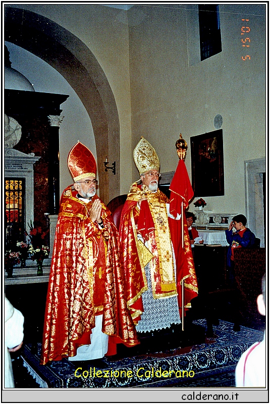 Omelia nella Basilica di San Biagio di S.E. Nerdes Bedros XIX Patriarca degli Armeni Cattolici della Cilicia - 2001.jpg