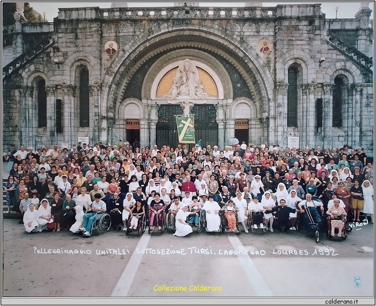 Pellegrinaggio UNITALSI a Lourdes 1992.jpg