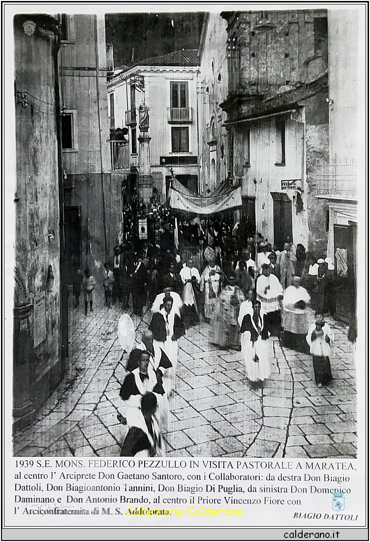 Monsignor Federico Pezzullo in visita Pastorale a Maratea 1939.jpg