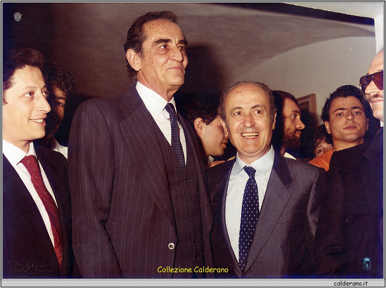 Fernando Sisinni, Vittorio Gasman, Biagio Vitolo e Antonio Brando 1984.jpg