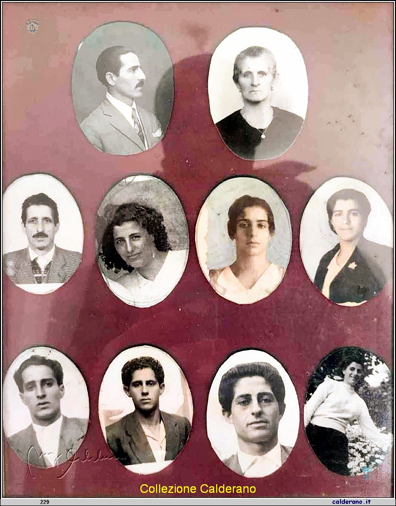 Famiglia Chiappetta - Pandaneddu - Antonio, Maria Maimone, Giuseppe, Maria, Teresa, Elvira, Biagio, Mario, Emilio ed Erminia.jpg