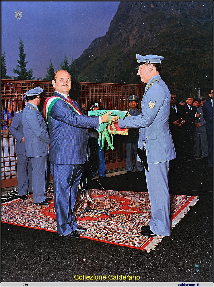 Inaugurazione della caserma della Guardia di Finanza con il Sindaco Antonio Brando - luglio 1990 03.jpg