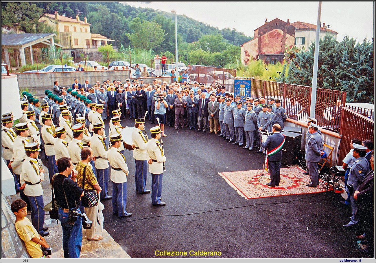 Inaugurazione della caserma della Guardia di Finanza con il Sindaco Antonio Brando - luglio 1990 12.jpg