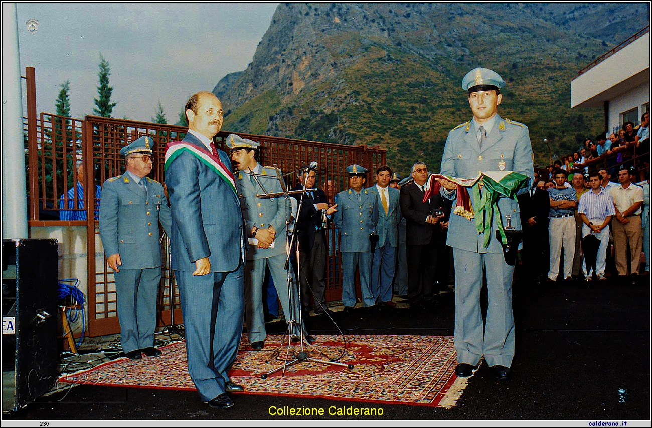 Inaugurazione della caserma della Guardia di Finanza con il Sindaco Antonio Brando - luglio 1990 15.jpg