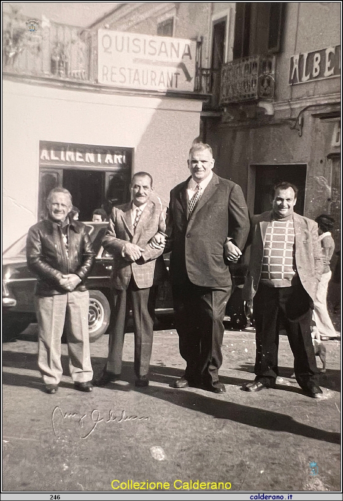 Angiolino (Cersuta), Biagio Colavolpe, Iginio Pitotti Calderano e Antonio Limongi 'ndodo' - 02-11-1975.jpg